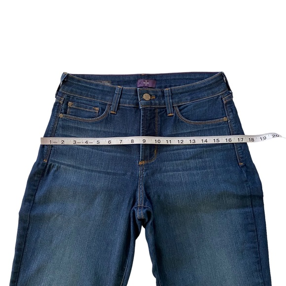 NYDJ Lift Tuck Technology Annabelle Skinny Boyfriend Cuffed Hem Jeans Size 6 - Picture 8 of 14